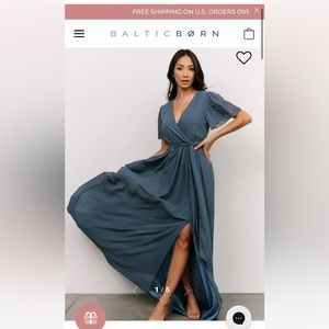 Baltic Born Bridesmaid / Maxi Dress. Size Small. Still in bag / never worn.